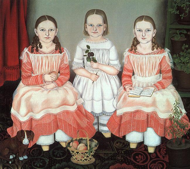 Susan C Waters The Lincoln Children Norge oil painting art